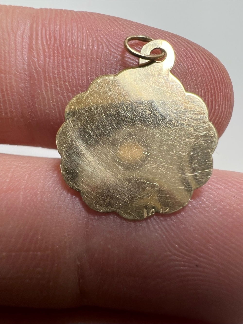14k yellow gold I love New York Pendant - Picture 13 of 15